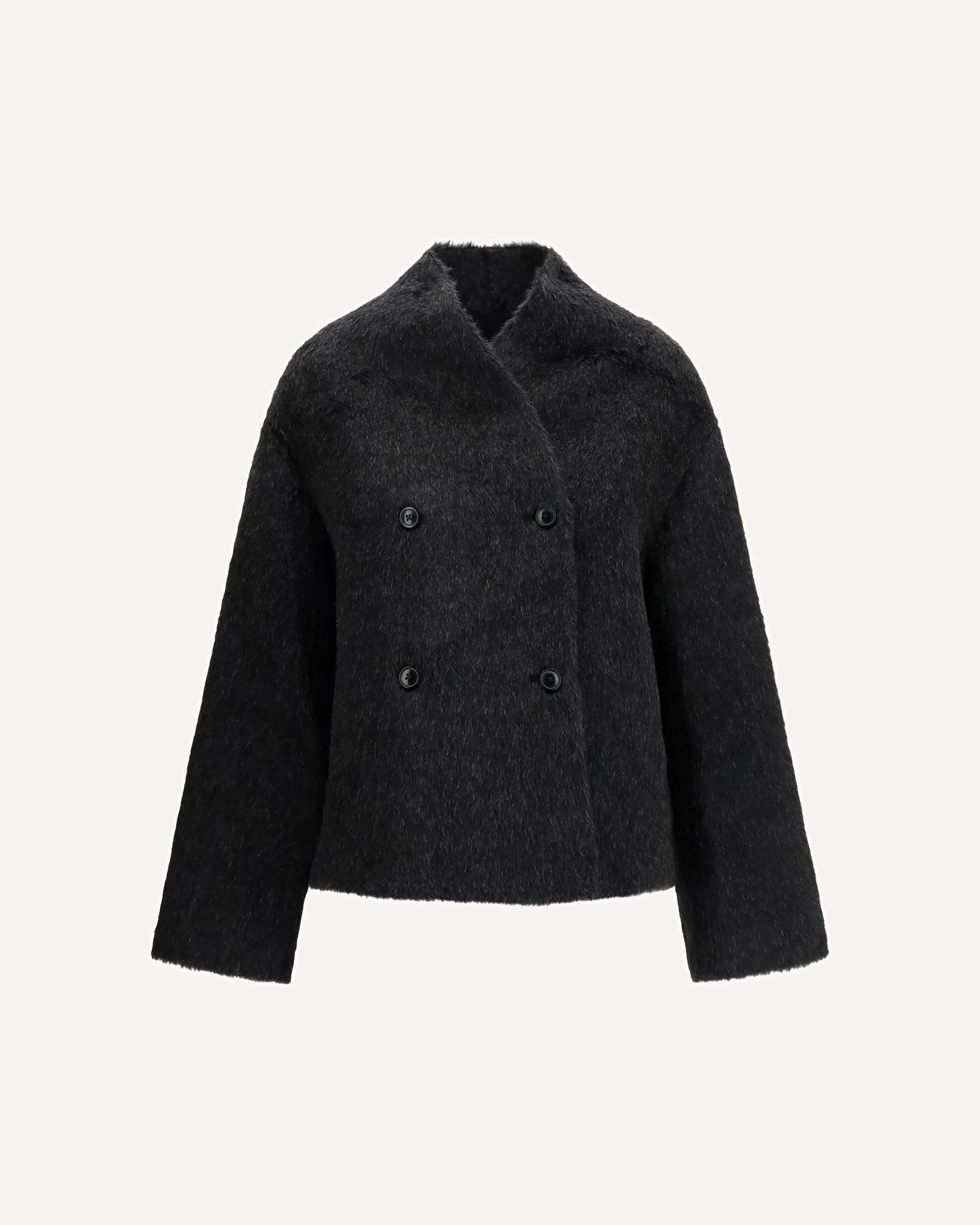 Wes double breasted alpaca Jacket - 1