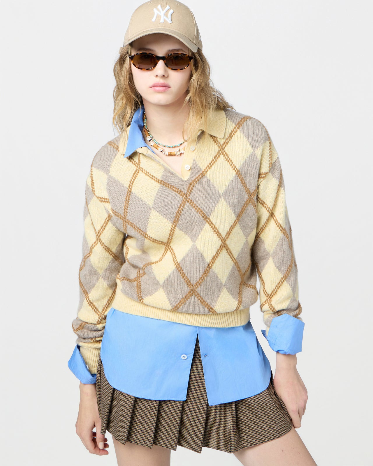 Collegiate Argyle Polo - 5