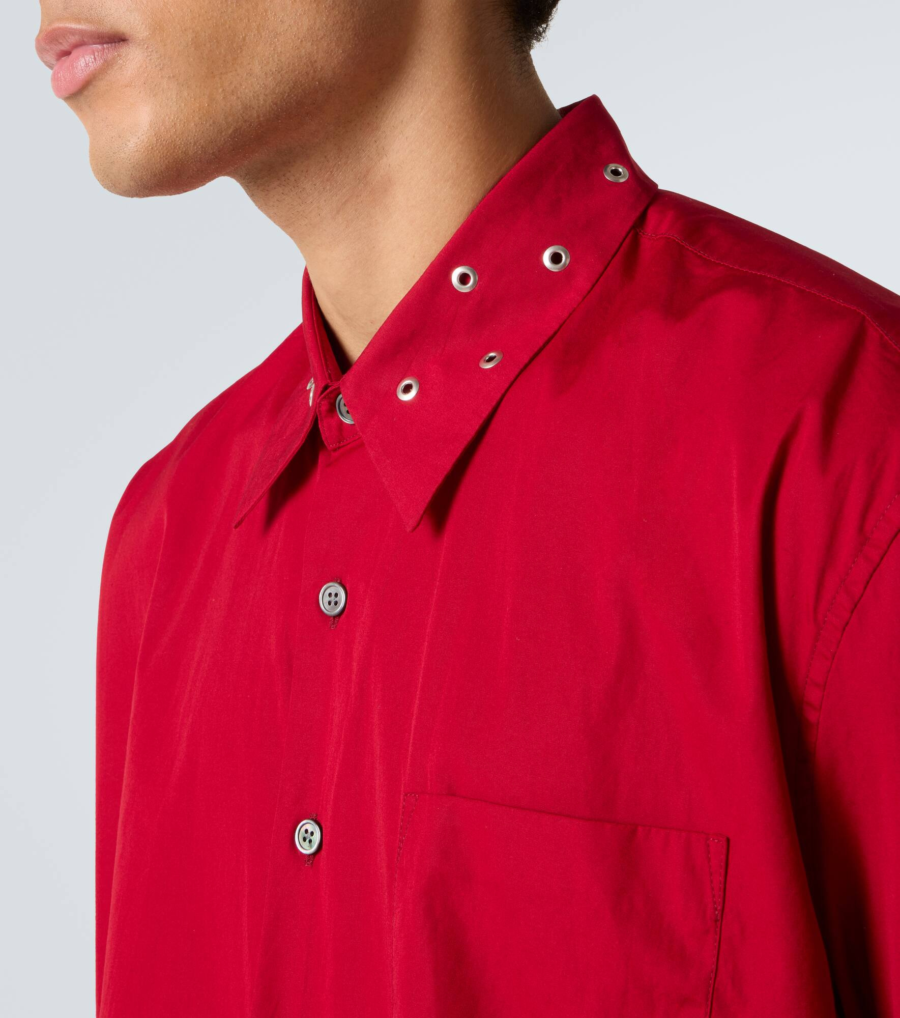 Above embellished cotton poplin shirt - 6