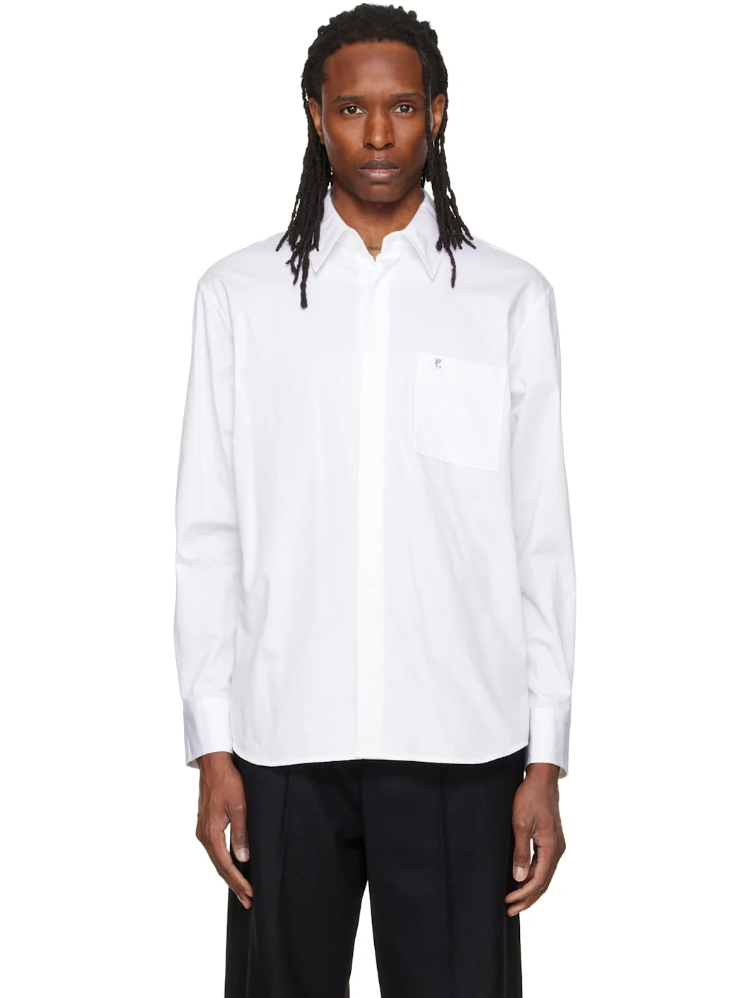 White Regular Shirt - 1