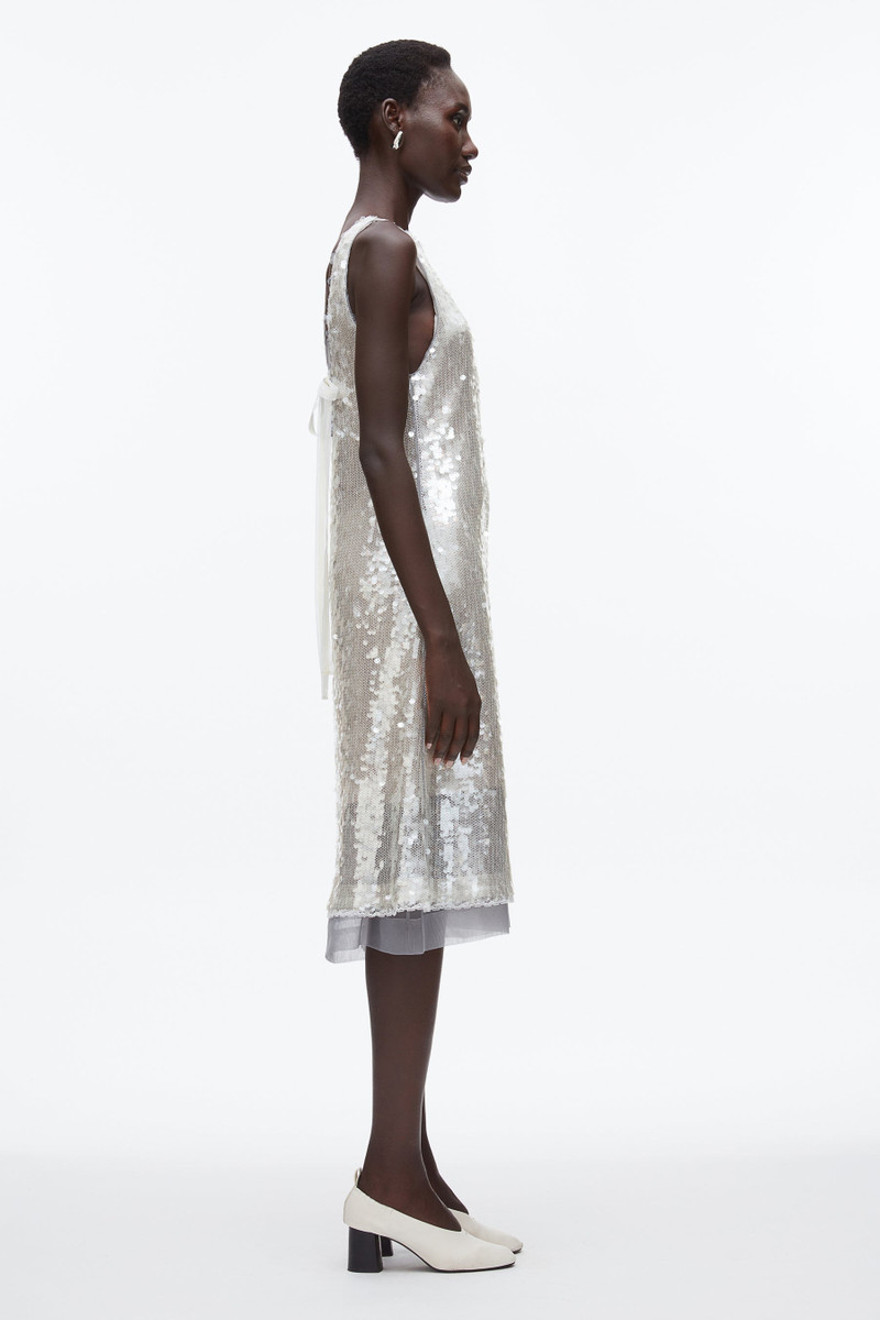 Sequin Tank Dress with Bow 3