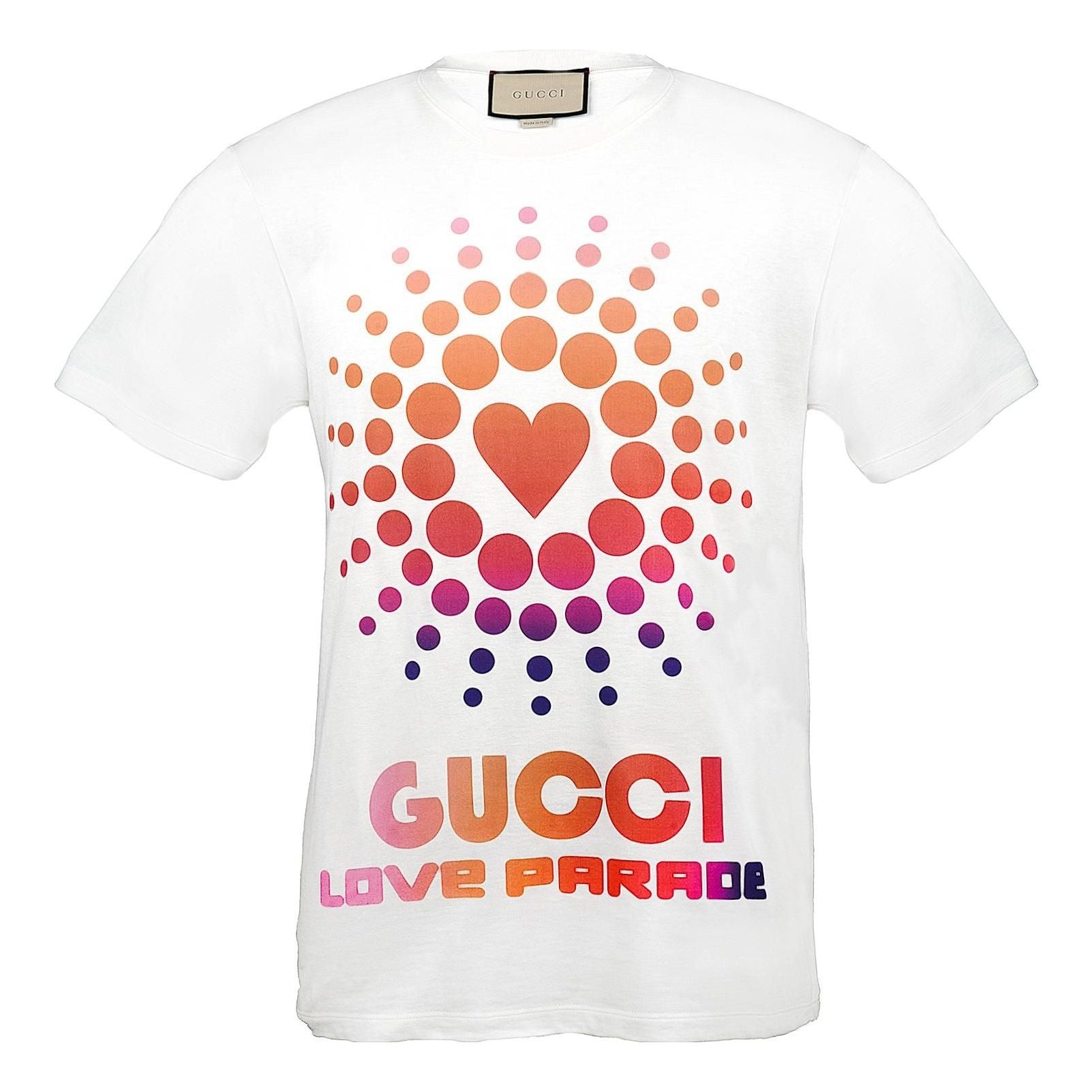 GUCCI SS22 Gucci Love Parade print Tee 'White' 548334-XJEMZ-9095 - 1