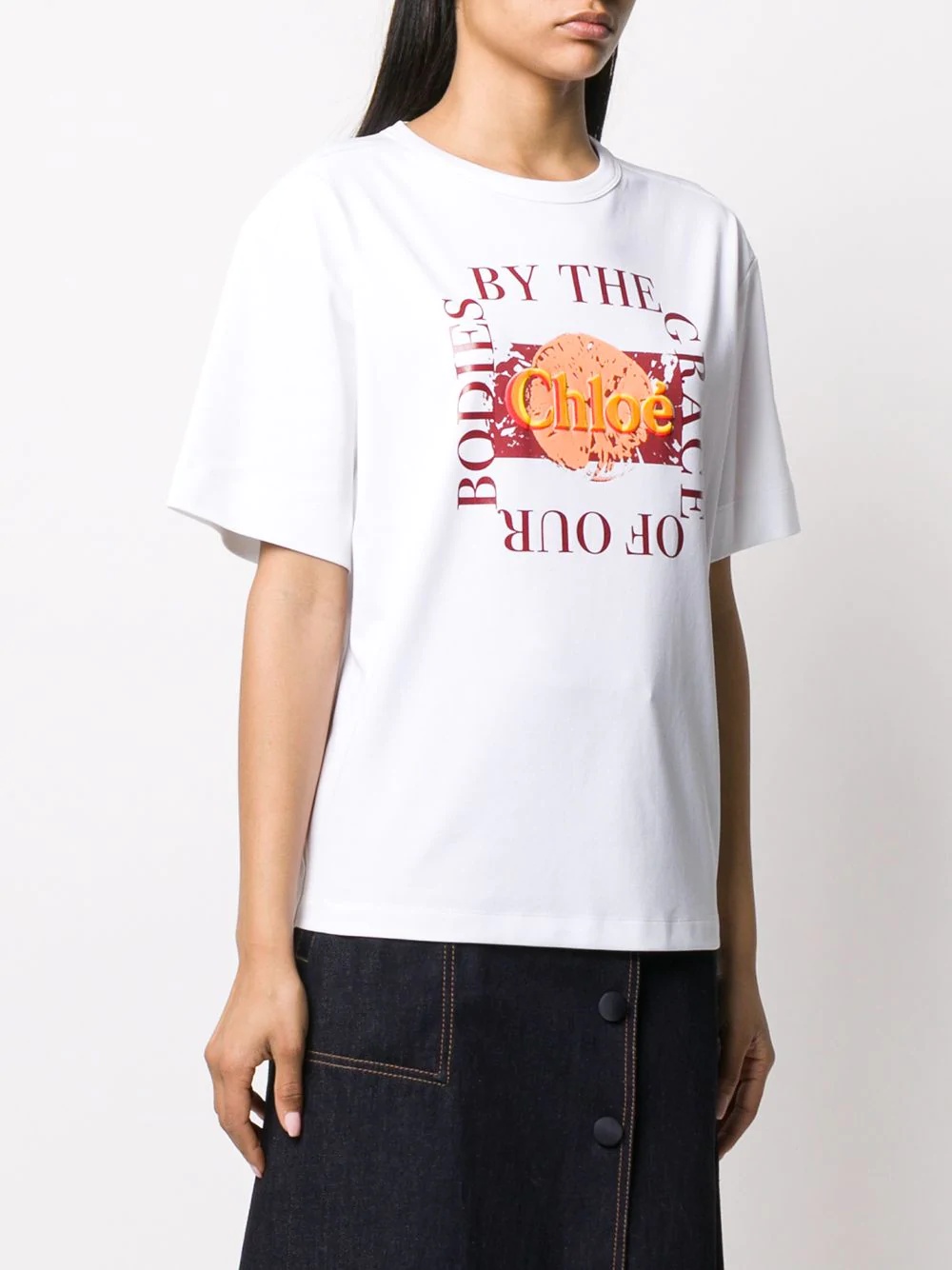 oversized slogan T-shirt - 3