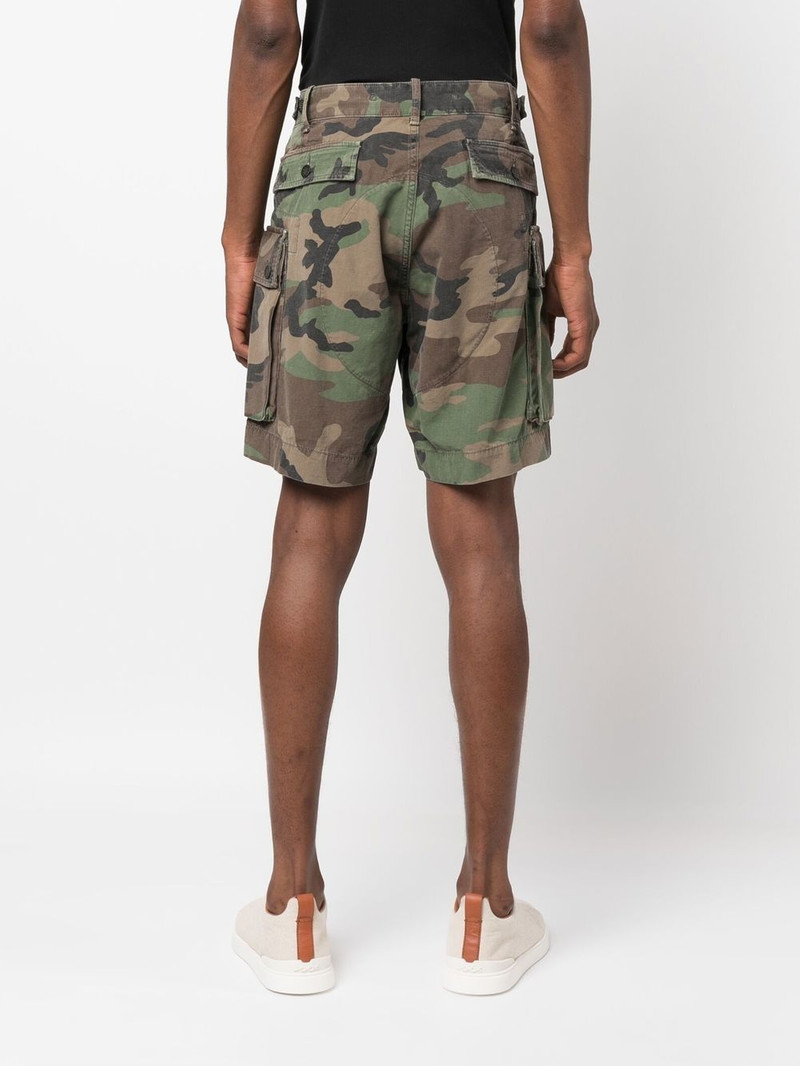 camouflage print chino shorts 4