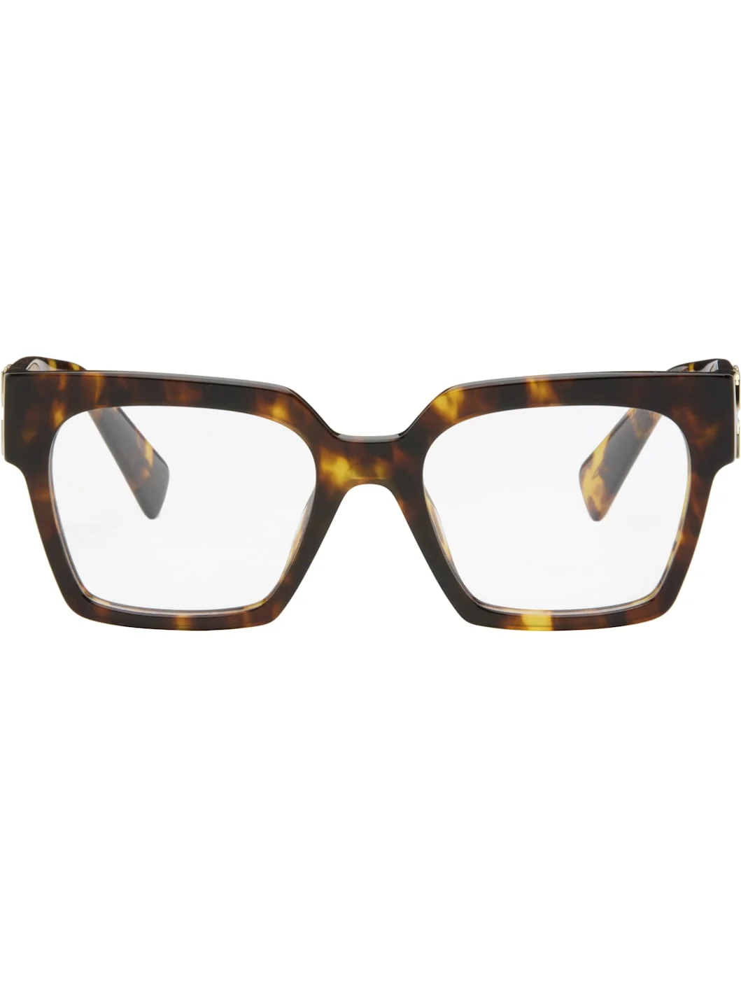 Brown Miu Glimpse Glasses - 1