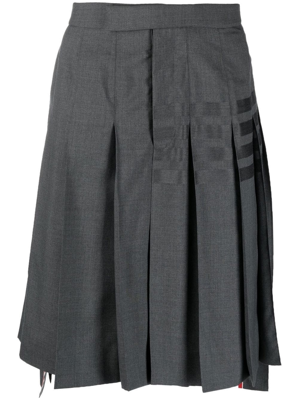 Thom Browne stepped box-pleat skirt, farfetch