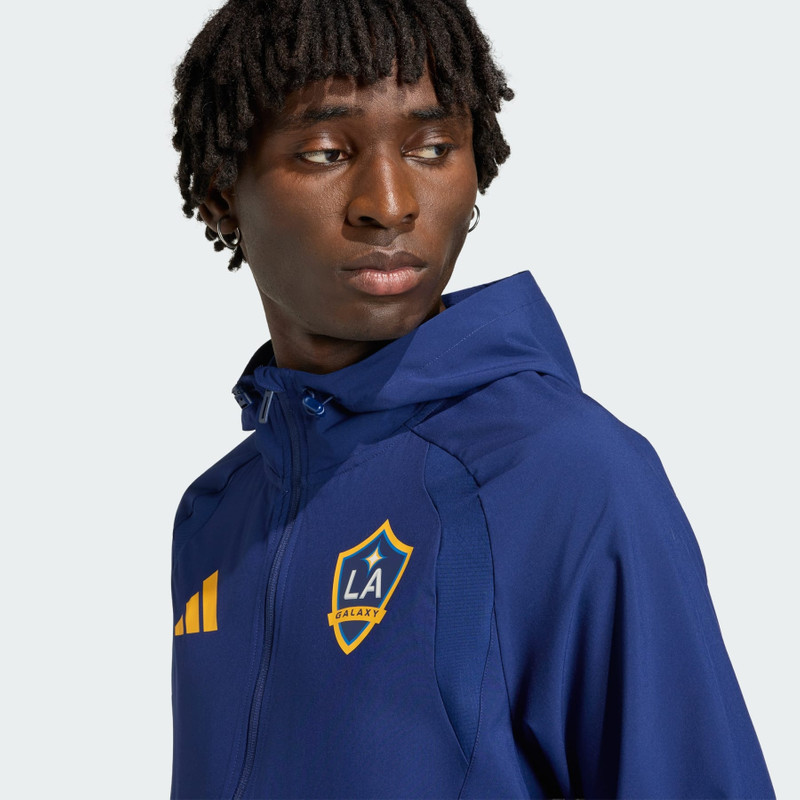 LA Galaxy Tiro Travel Ful Zip Windbreaker 5