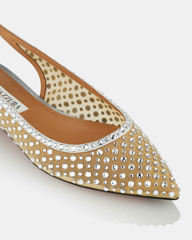 Bow Tie Crystal Tulle Flat 6