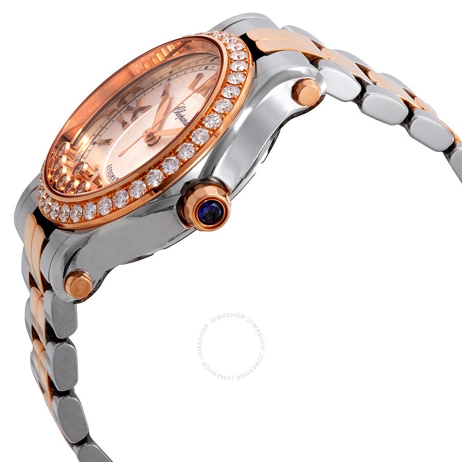 Chopard Happy Sport Silver Guilloche Dial Ladies Watch 278559-6004 - 2
