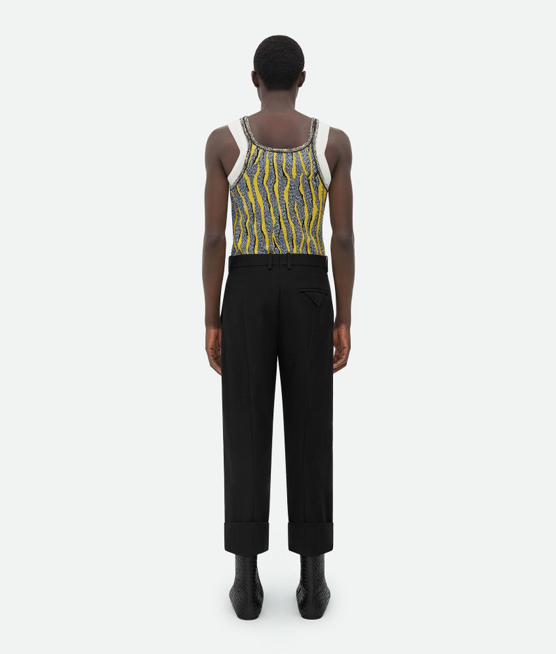 Lapeled Ottoman Light Cotton Pants 3