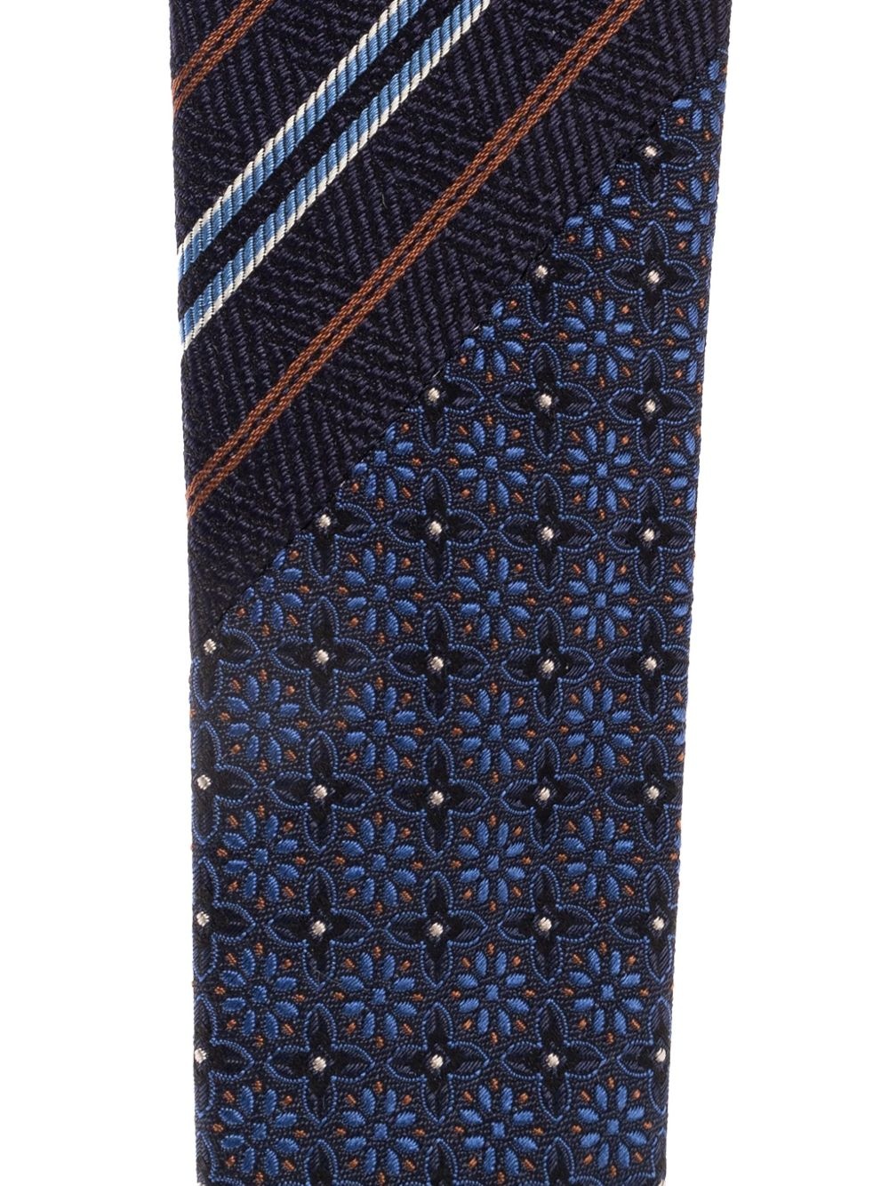 paisley-pattern silk tie - 2