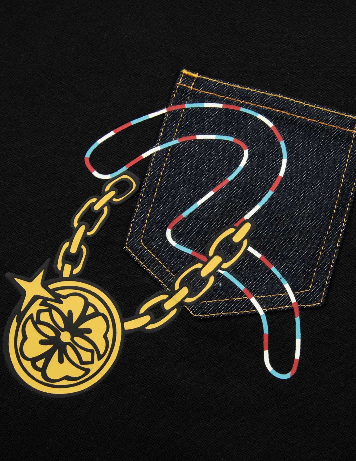 LUCKY SLOT MACHINE DAICOCK PRINT RELAX FIT T-SHIRT - 9