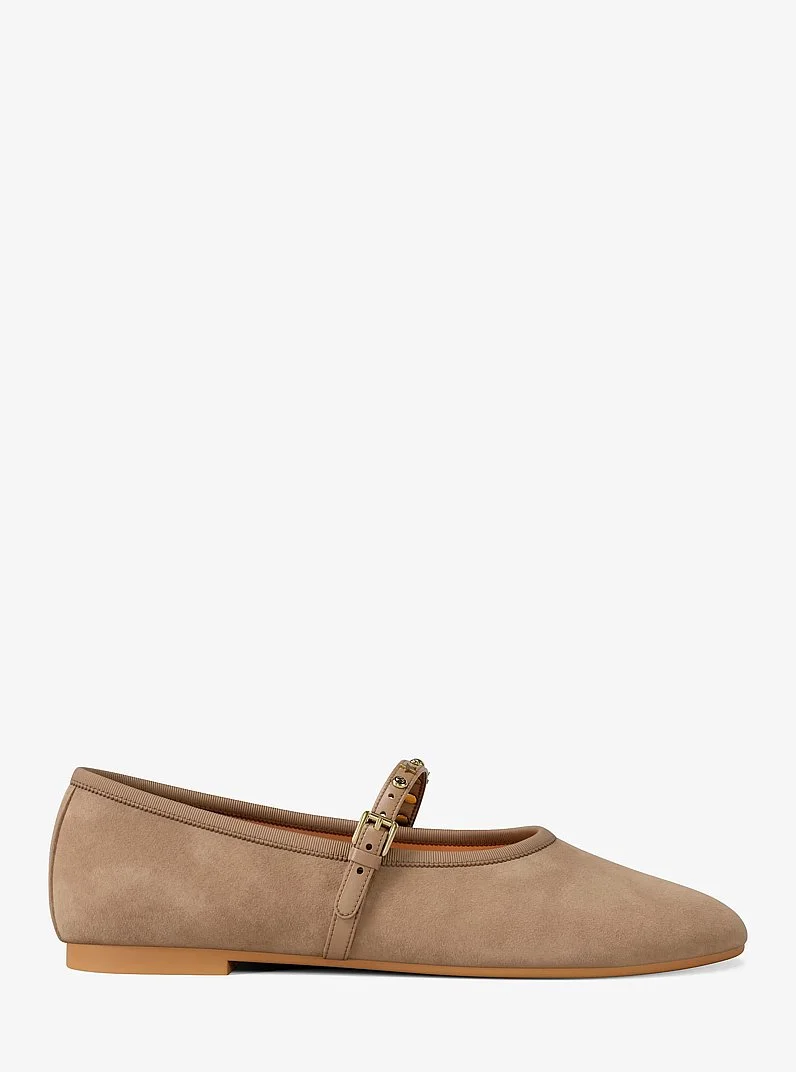 Phoebe Embellished Leather Ballet Flat - 1