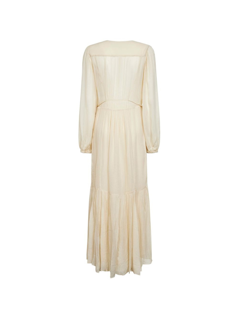 Isabel Marant Étoile pleated V-neck maxi dress outlook