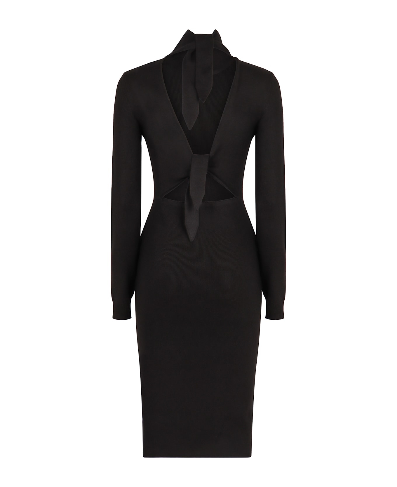 Knitted Turtleneck Dress - 2