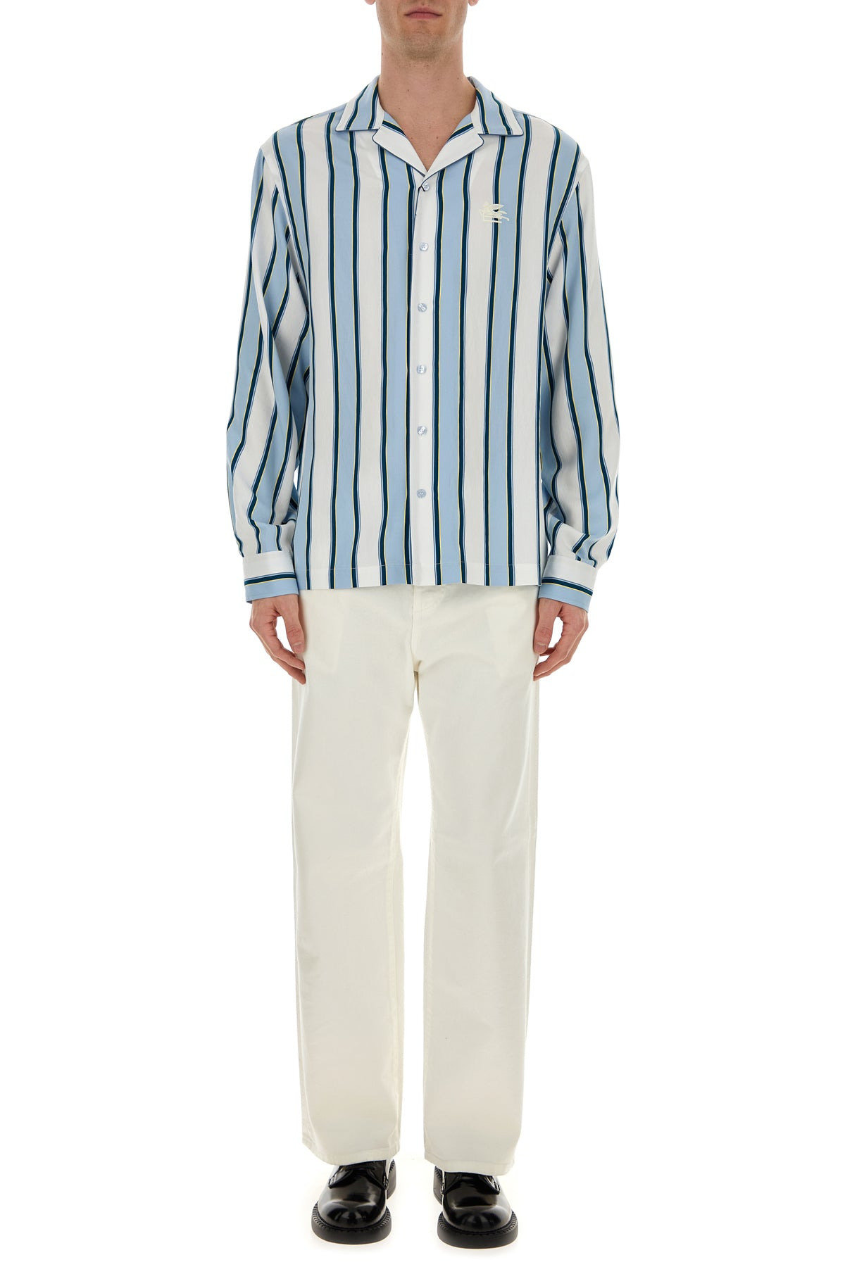 Embroidered viscose blend shirt - 6