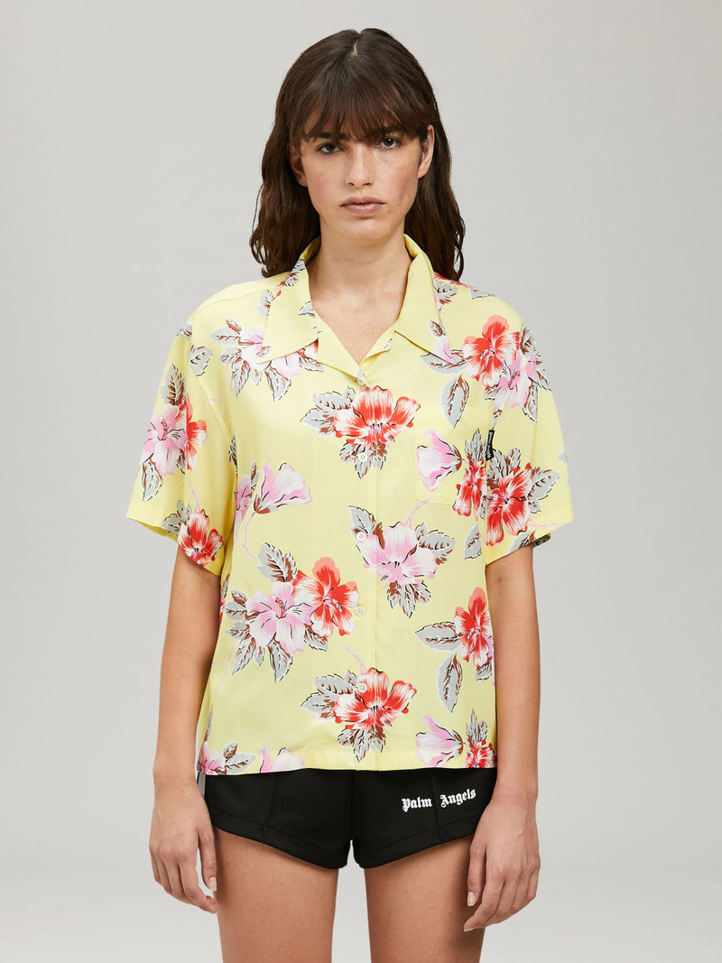 Palm Angels HIBISCUS BOWLING SHIRT outlook