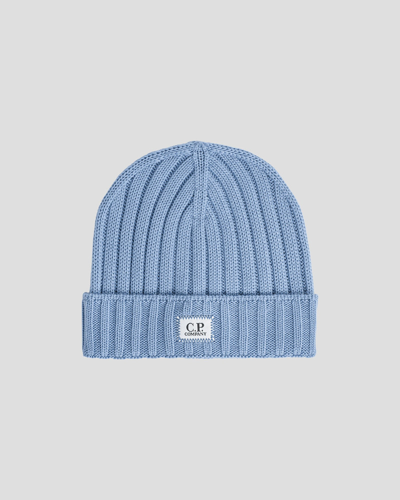 Extra Fine Merino Wool Logo Beanie 1