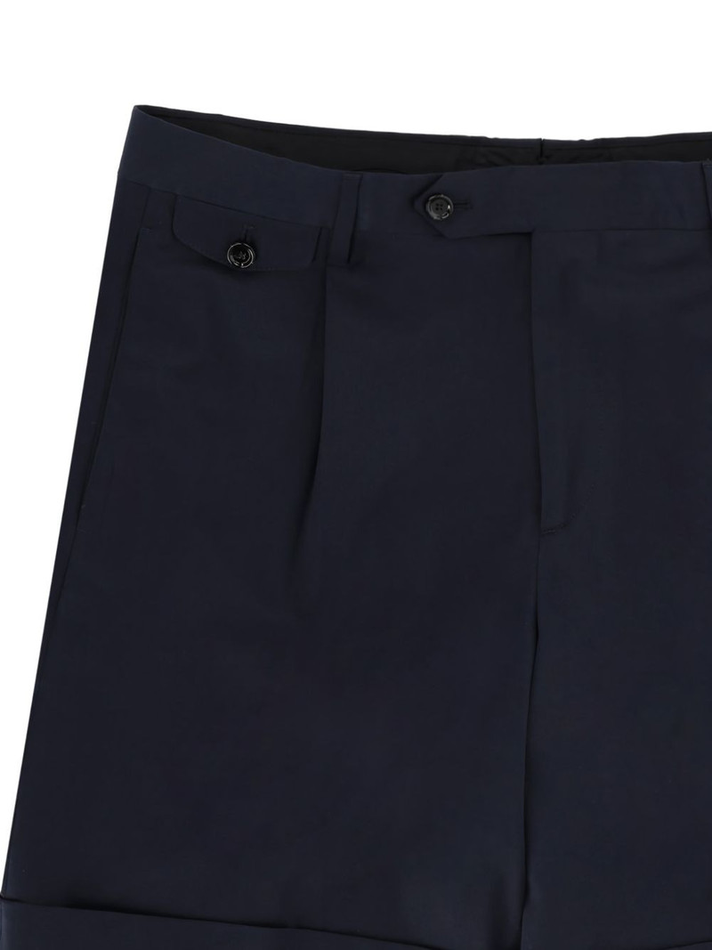 LARDINI pleat cuffed trousers outlook