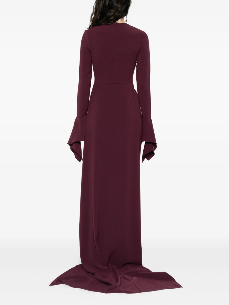 Solace London The Blake Flared-sleeve Maxi Dress 3