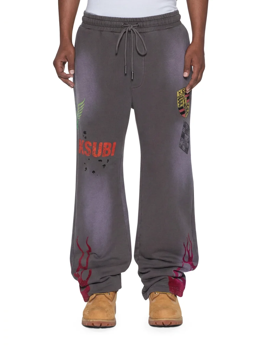 SPEEDRAT SYNTHESIS TRAK PANT CHARCOAL - 1