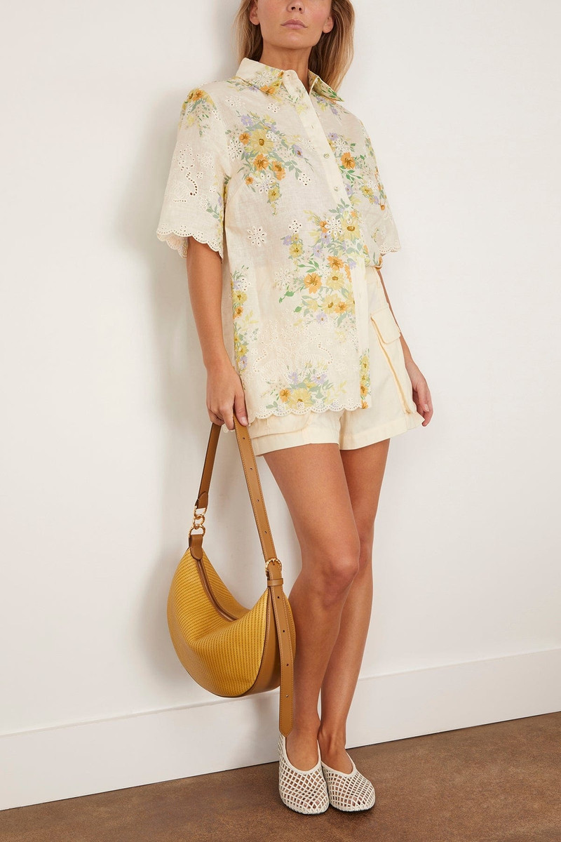 ALÉMAIS Juliette Shirt in Cream outlook