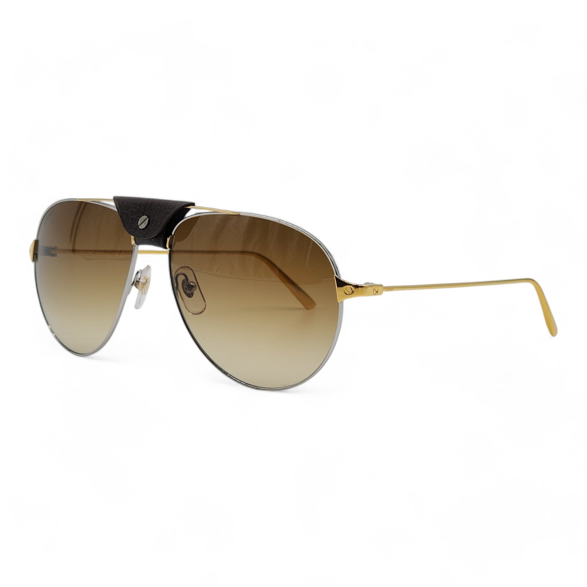 Cartier Santos de Cartier Sunglasses - Gold - 2