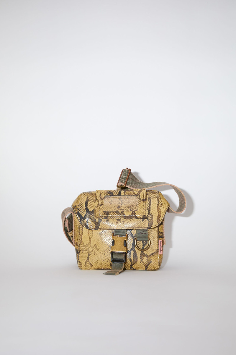 Python messenger bag - Beige/black 1