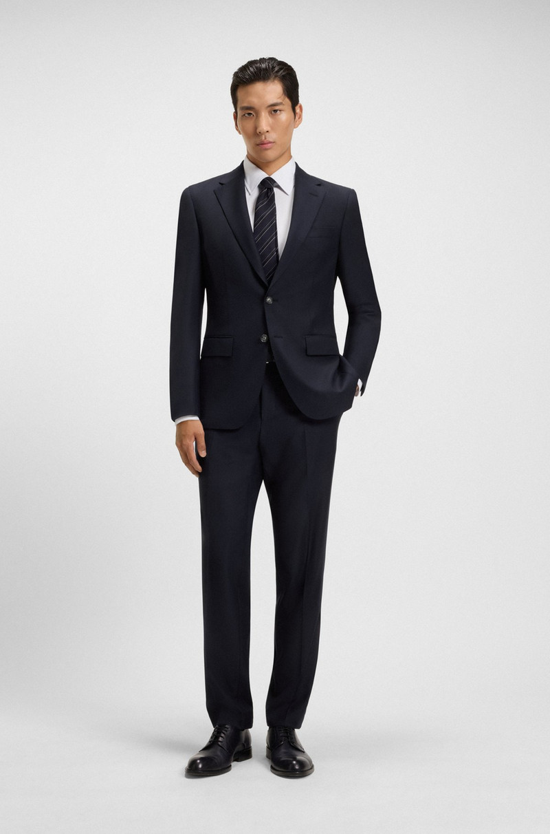 BOSS SLIM-FIT JACKET IN VIRGIN WOOL WITH STRETCH outlook