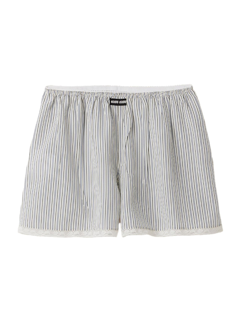 Women's Crepe De Chine Boxer Shorts - Beige 1