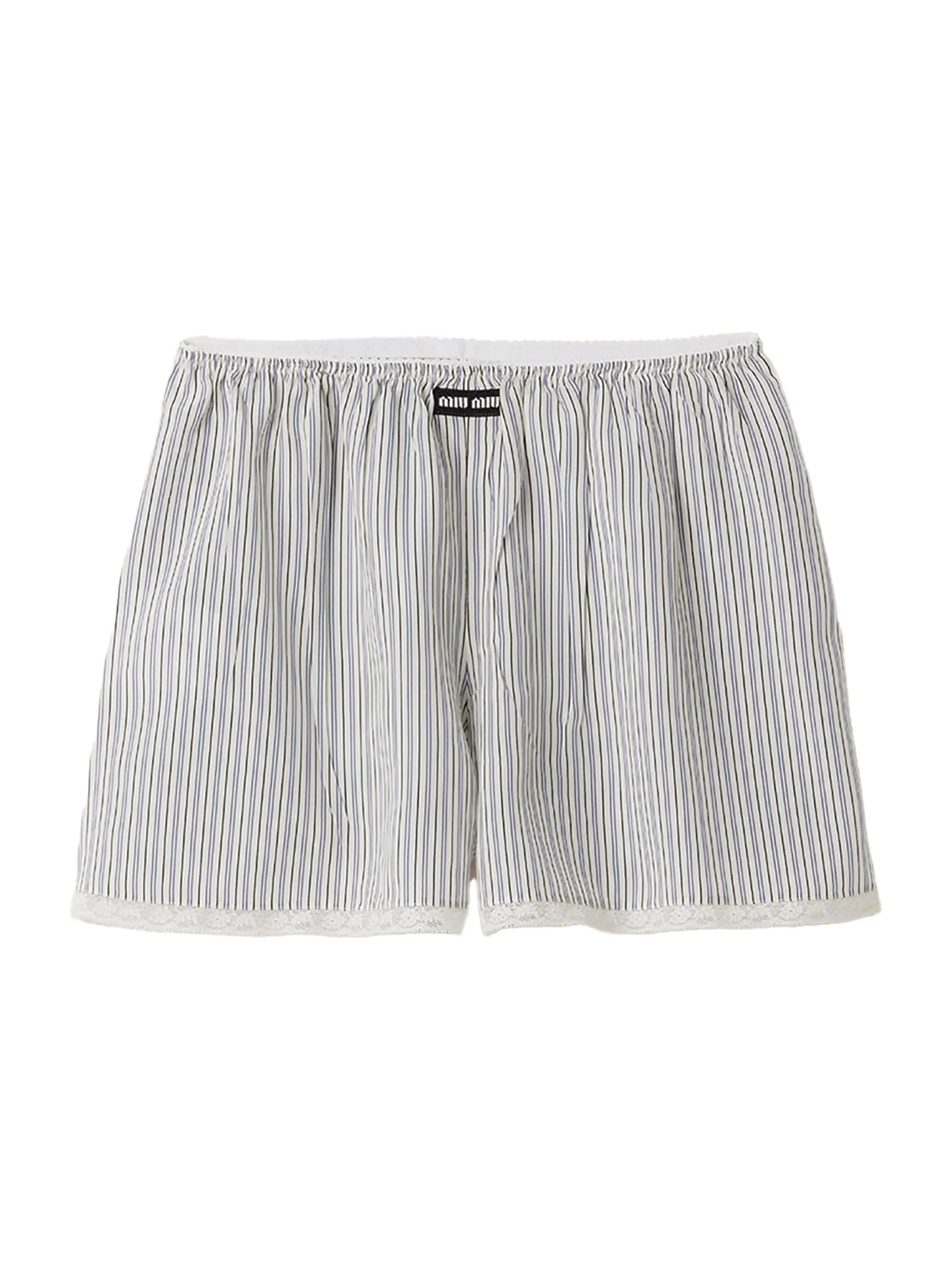 Women's Crepe De Chine Boxer Shorts - Beige - 1