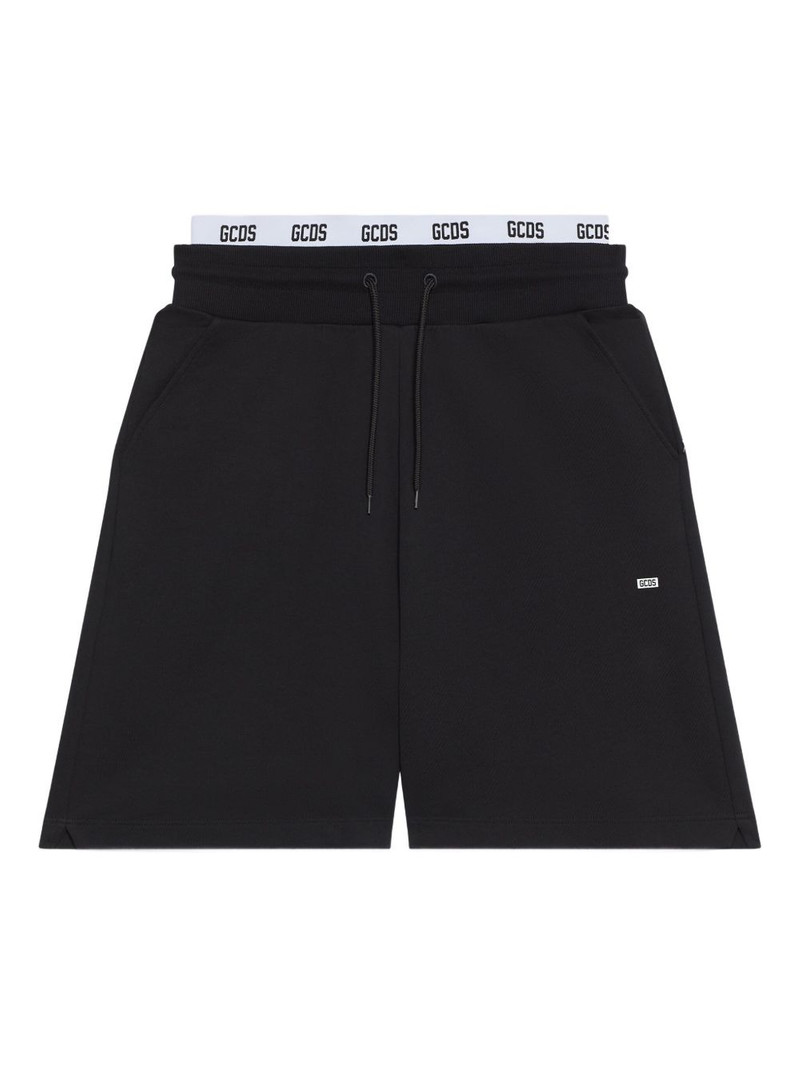 drawstring-waist shorts 1