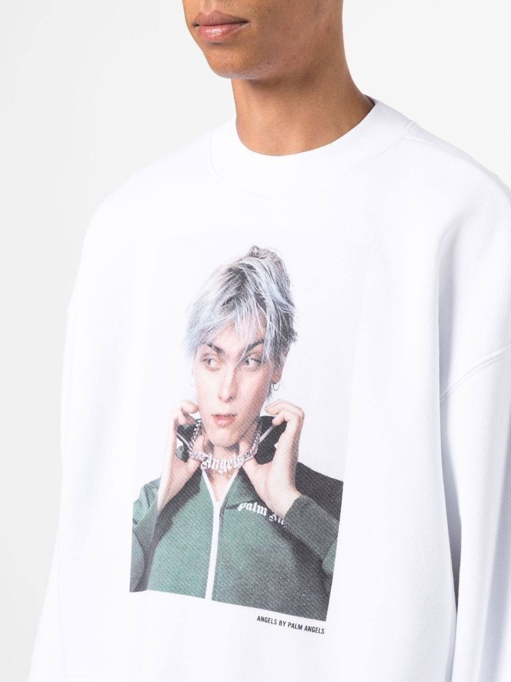 photographic print sweatshirt - 5