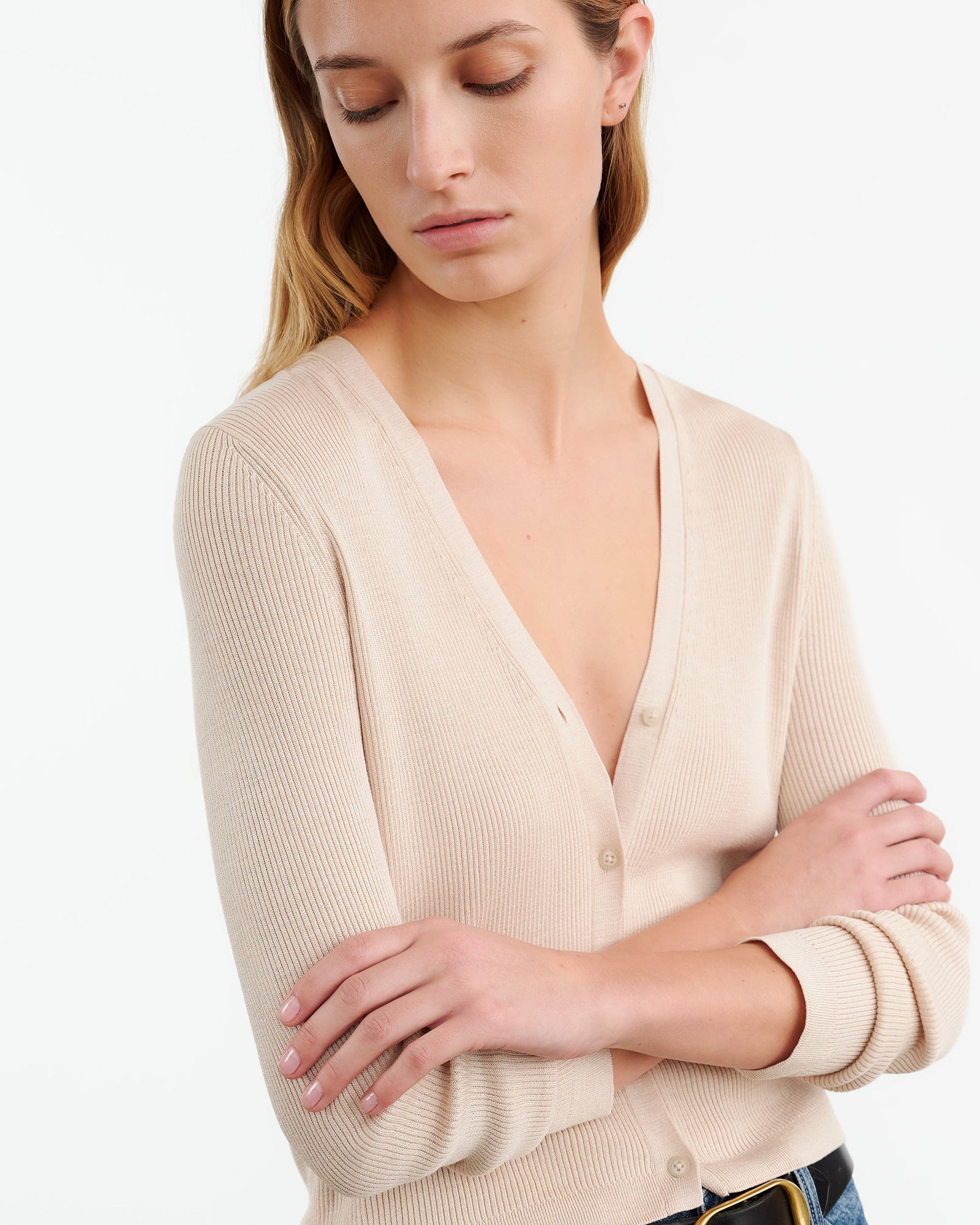NARI SILK CARDIGAN - 3