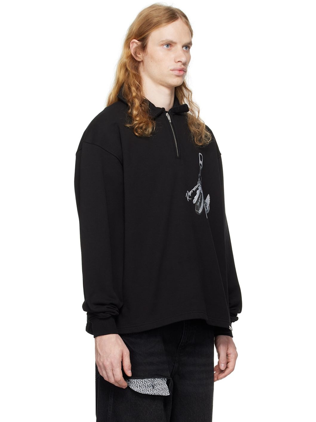 Black 'Keys to the Club' Sweatshirt - 2