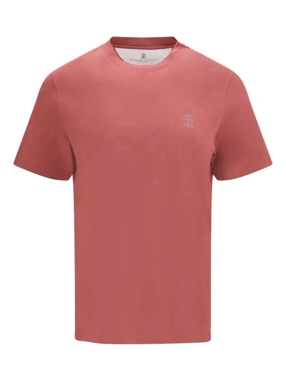 Brunello Cucinelli Men Jersey T-Shirt With Logo - 1