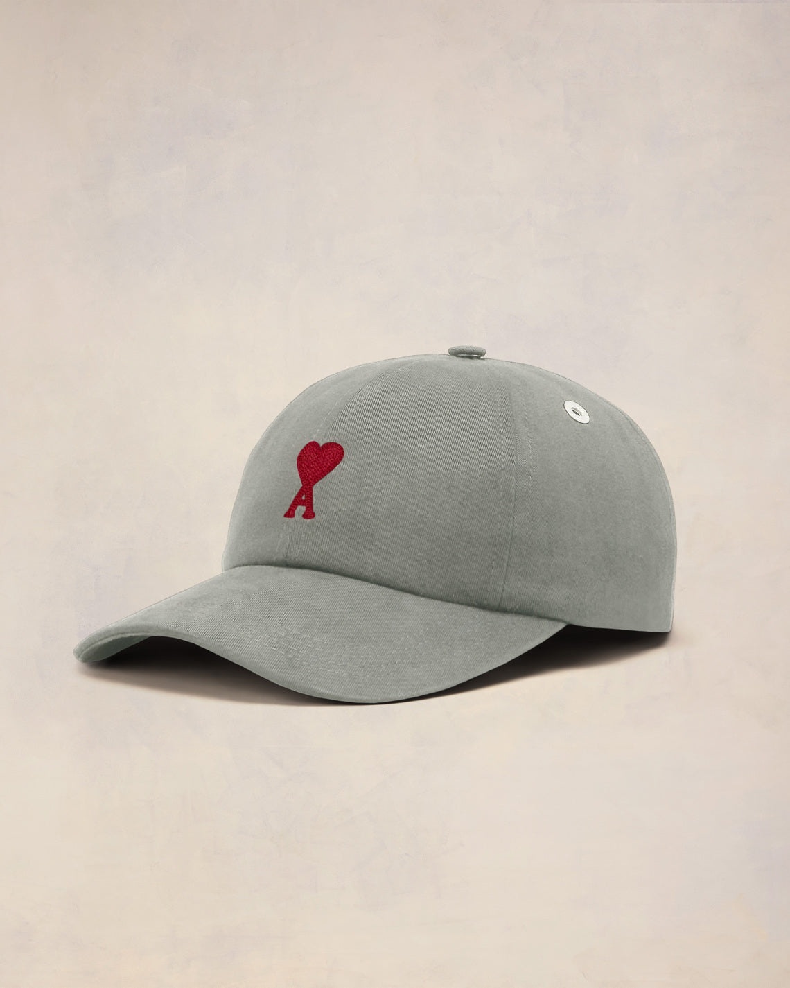AMI Paris RED AMI DE COEUR EMBROIDERY CAP | REVERSIBLE