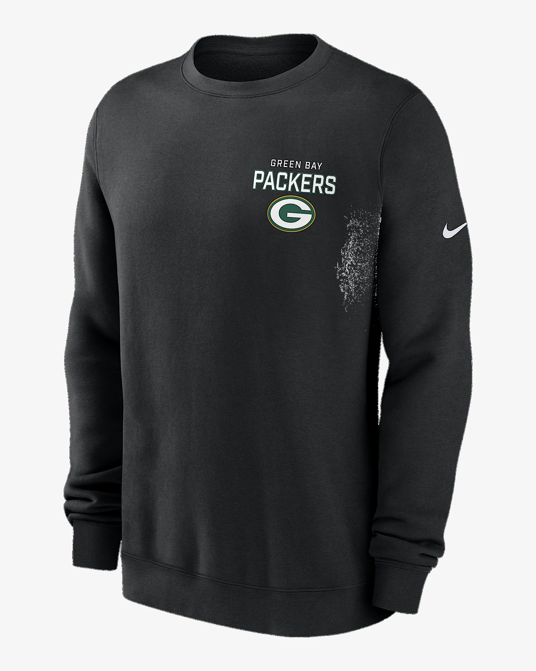 Green Bay Packers Draw Block Club Men's Nike NFL Pullover Crew - 1