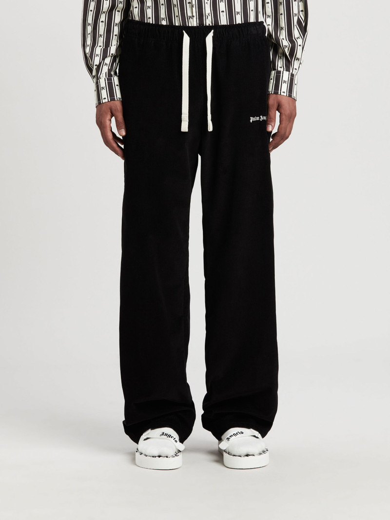Logo Velvet Pants 3