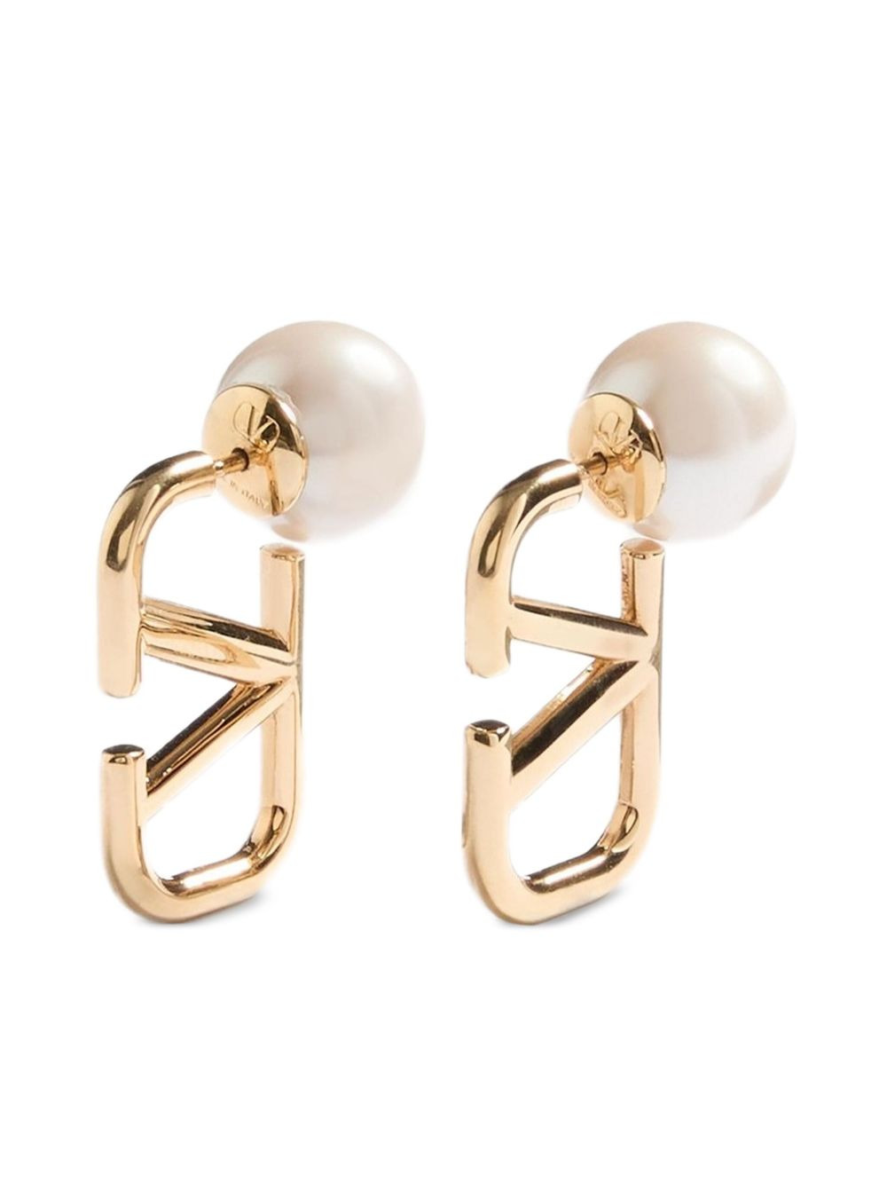 VLogo Signature stud earrings - 1