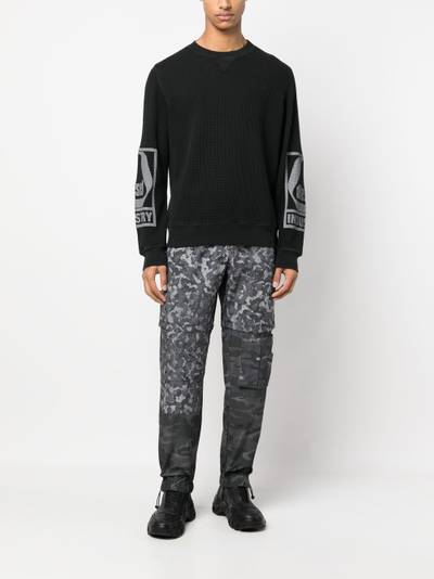 Diesel camouflage-print performance trousers outlook