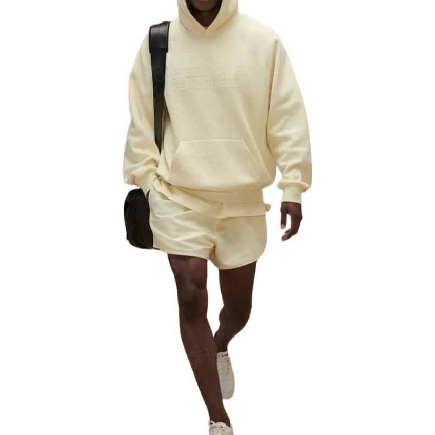 Fear of God Essentials FW22 Running Shorts Canary FOG-FW22-557 - 4