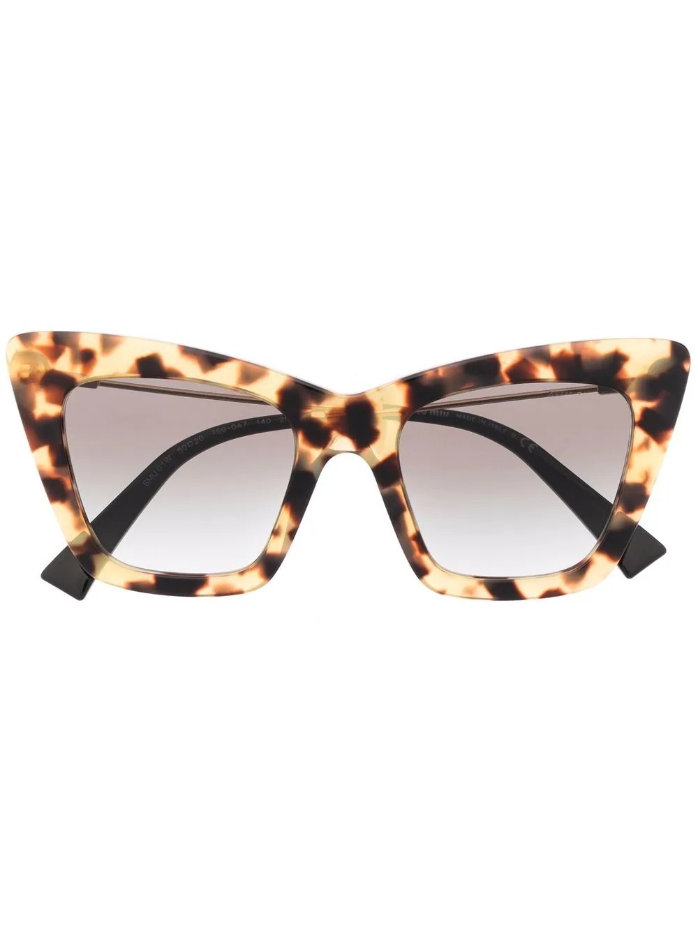 cat-eye frame gradient sunglasses - 1