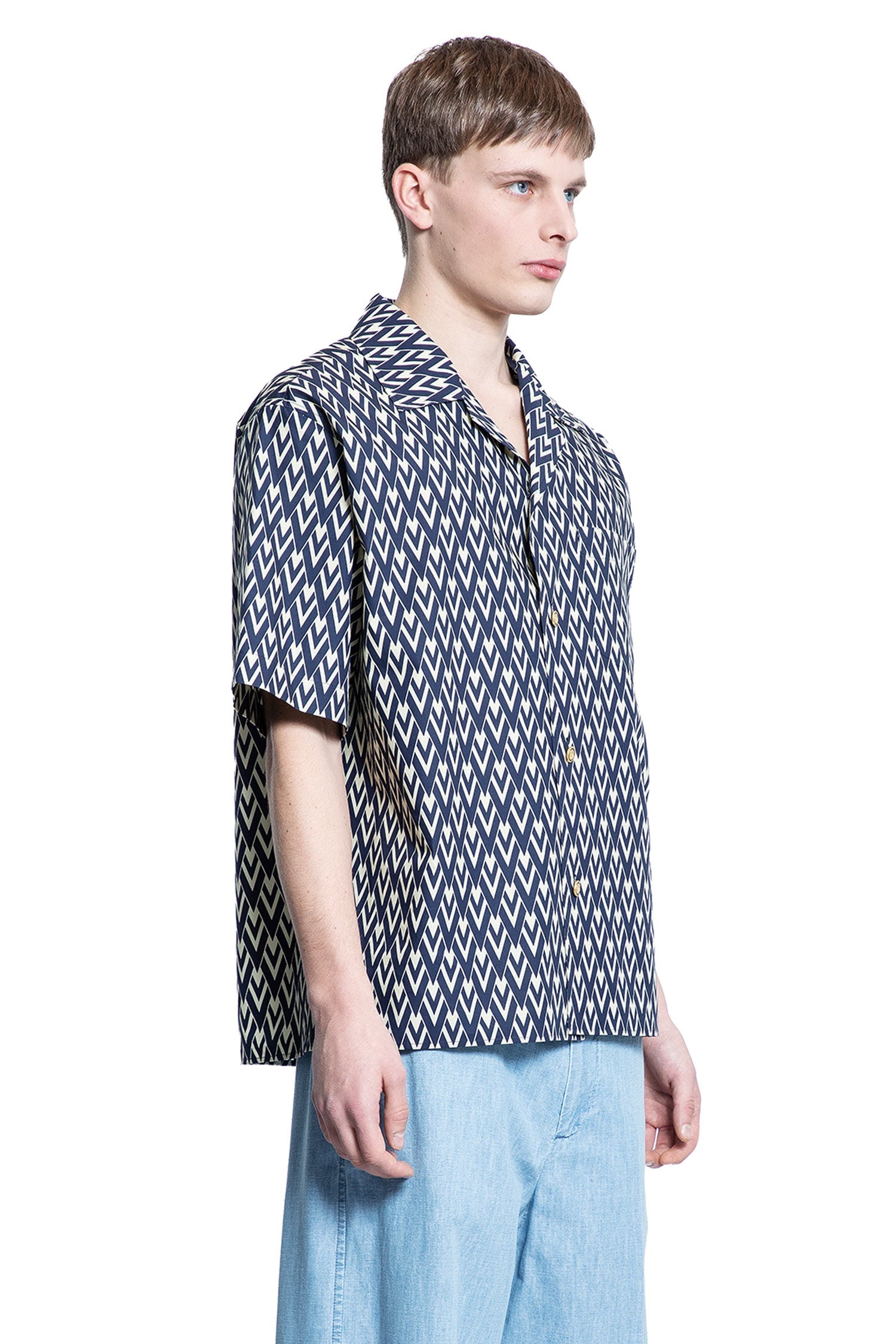 Toute-La-V-Silk-Twill-Bowling-Shirt - 2