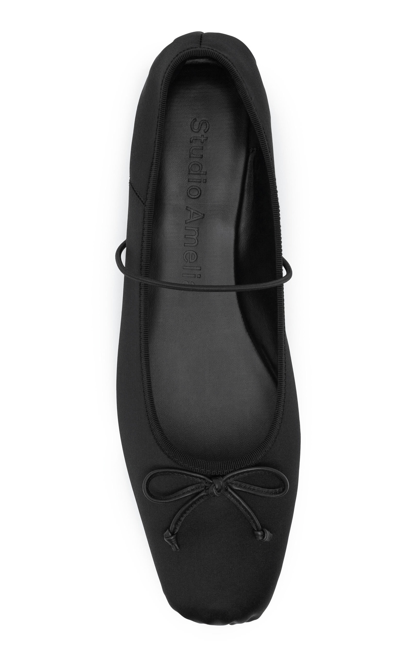 Mignon Satin Ballet Flats black - 3