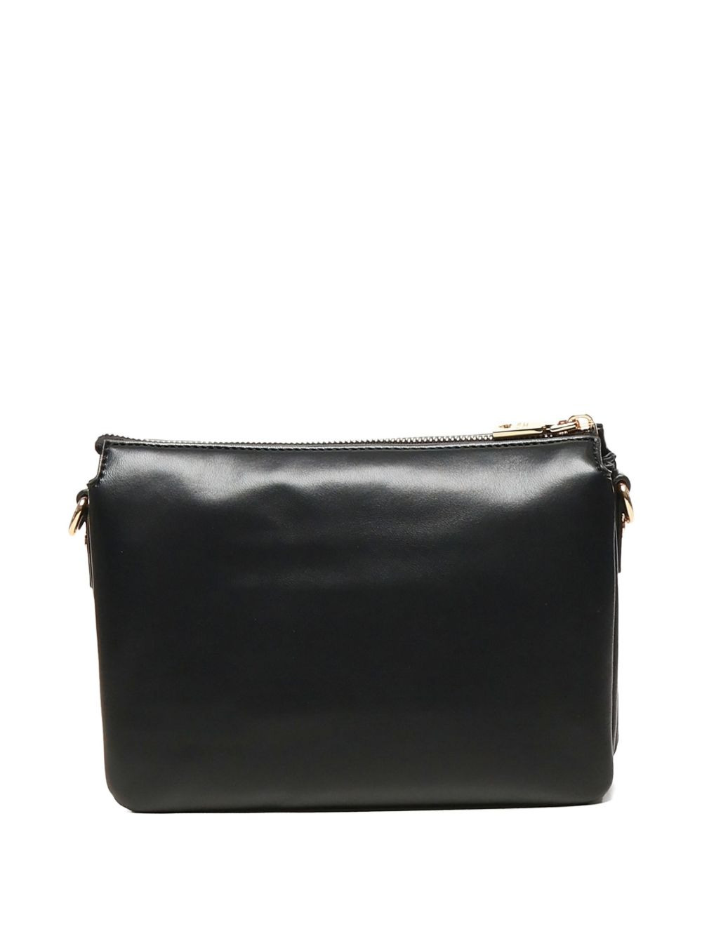 logo-plaque zip-fastening shoulder bag - 2