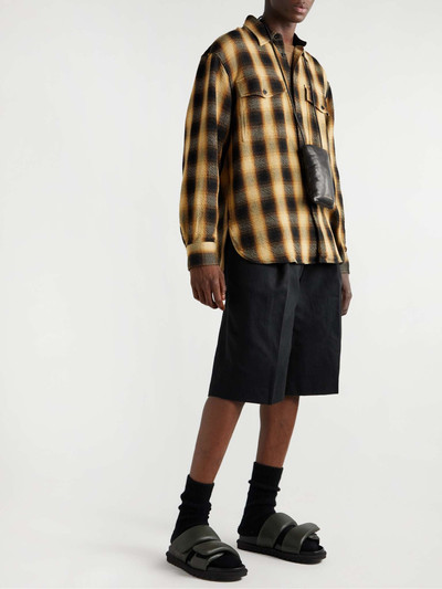 Dries Van Noten Wide-Leg Pleated Cotton-Twill Shorts outlook