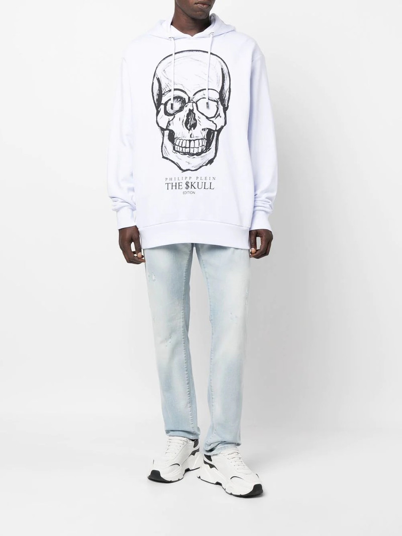 PHILIPP PLEIN skull-print hoodie outlook