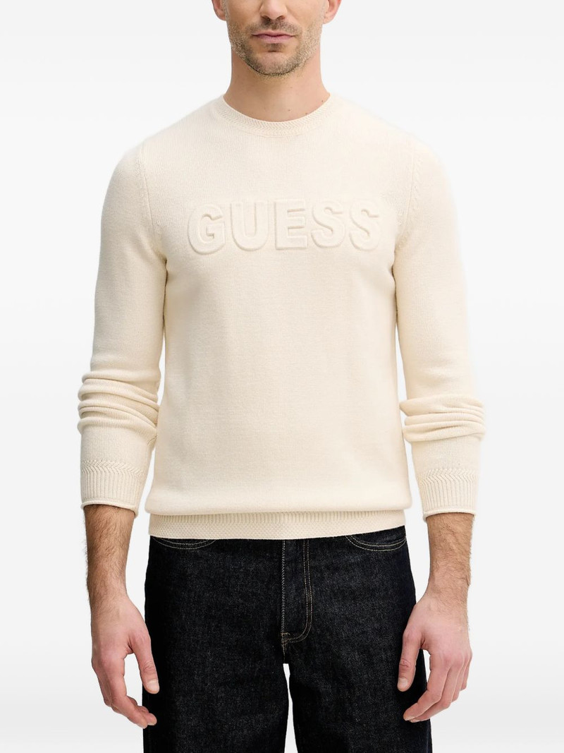 embossed logo sweater 1