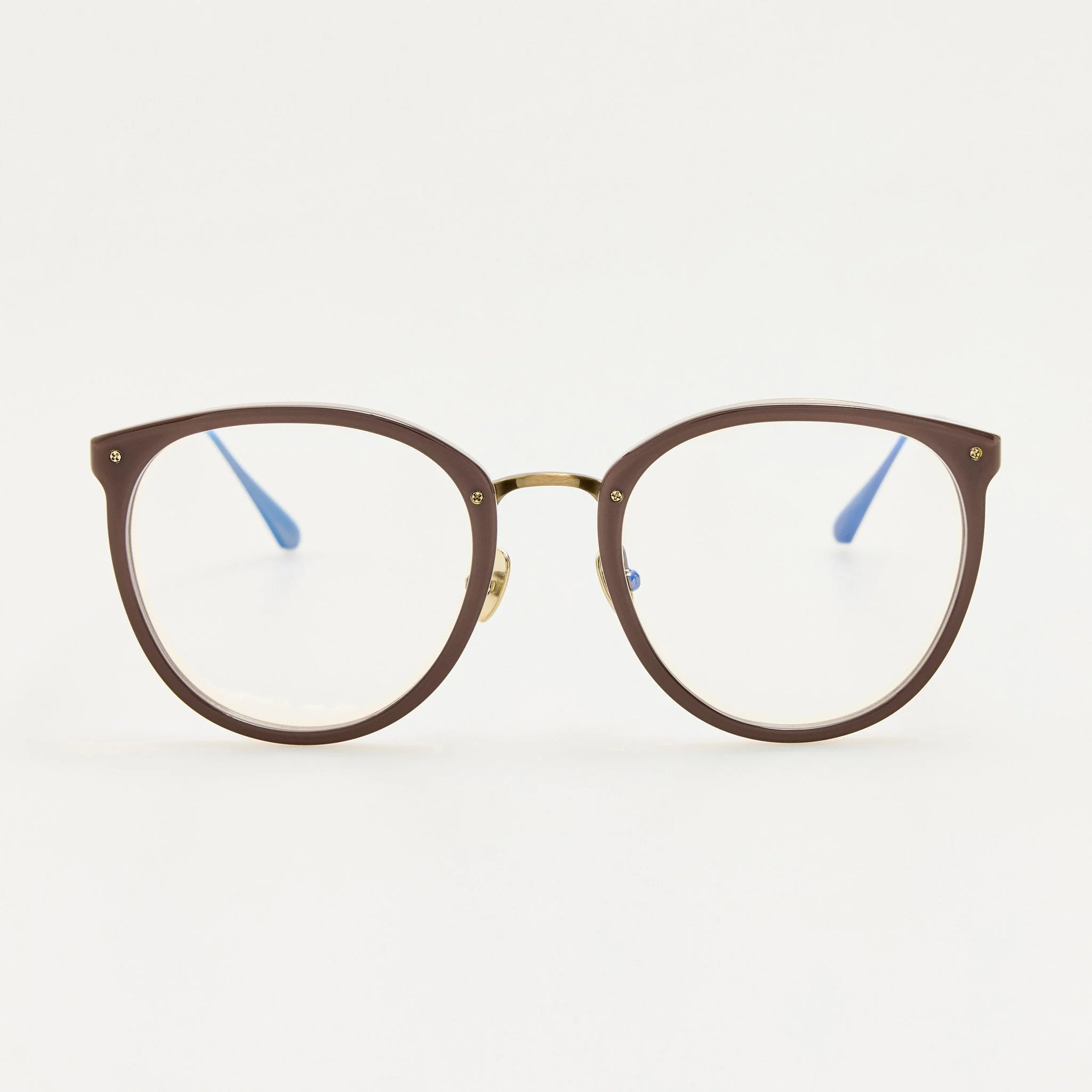 Calthorpe Optical in Antique Gold and Taupe - 1